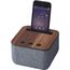 Shae Stoff und Holz Bluetooth® Lautsprecher (dunkelbraun) (Art.-Nr. CA571487)