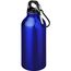 Oregon 400 ml Aluminium Trinkflasche mit Karabinerhaken (blau) (Art.-Nr. CA572401)
