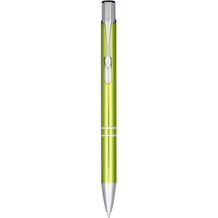Moneta Druckkugelschreiber aus eloxiertem Aluminium (limone) (Art.-Nr. CA572859)