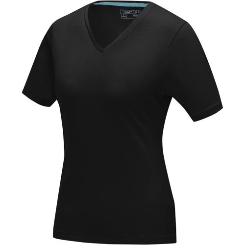 Kawartha T-Shirt für Damen mit V-Ausschnitt (Art.-Nr. CA573273) - Das kurzärmelige Bio-T-Shirt mit V-Auss...