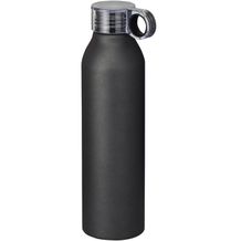 Grom 650 ml Aluminium Sportflasche (Schwarz) (Art.-Nr. CA574832)