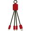 SCX.design C15 Quatro Ladekabel mit Leuchtlogo (Mid red, schwarz) (Art.-Nr. CA575956)