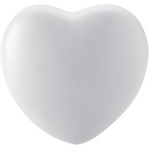 Herzförmiger Antistress Ball (weiß) (Art.-Nr. CA576195)