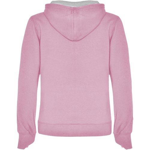 Urban Kapuzenpullover für Damen (Art.-Nr. CA580000) - Figurbetontes Sweatshirt mit zweifarbige...