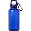 Oregon 400 ml RCS-zertifizierte Trinkflasche aus recyceltem Kunststoff mit Karabiner (blau) (Art.-Nr. CA582355)