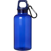 Oregon 400 ml RCS-zertifizierte Trinkflasche aus recyceltem Kunststoff mit Karabiner (blau) (Art.-Nr. CA582355)