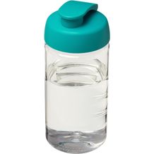 H2O Active® Bop 500 ml Sportflasche mit Klappdeckel (transparent, aquablau) (Art.-Nr. CA589162)