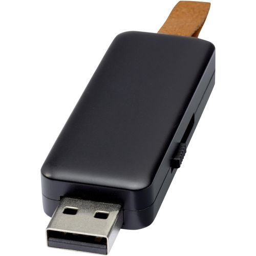 Gleam 16 GB USB-Stick mit Leuchtfunktion (Art.-Nr. CA589353) - 16 GB USB-Stick mit auffälligem Leuchtl...
