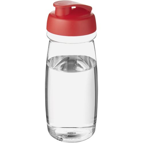 H2O Active® Pulse 600 ml Sportflasche mit Klappdeckel (Art.-Nr. CA590896) - Einwandige Sportflasche in einer stylisc...
