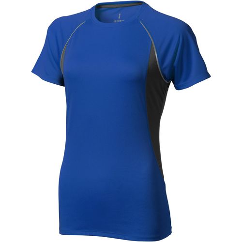 Quebec T-Shirt cool fit für Damen (Art.-Nr. CA592297) - Stoff Einfassung am Kragen. Rundhalsauss...