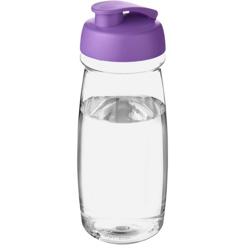 H2O Active® Pulse 600 ml Sportflasche mit Klappdeckel (Art.-Nr. CA592528) - Einwandige Sportflasche in einer stylisc...