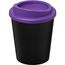 Americano® Espresso Eco 250 ml recycelter Isolierbecher (schwarz, lila) (Art.-Nr. CA594185)