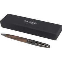 Loure Kugelschreiber mit Holzschaft (schwarz, dunkelbraun) (Art.-Nr. CA598439)