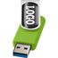Rotate USB-Stick 3.0 mit Doming (limone) (Art.-Nr. CA598789)