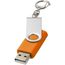 Rotate mit Schlüsselanhänger USB-Stick (orange) (Art.-Nr. CA604985)