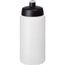 Baseline® Plus grip 500 ml Sportflasche mit Sportdeckel (transparent, schwarz) (Art.-Nr. CA608543)