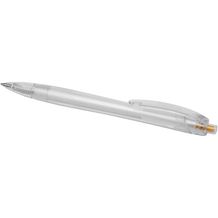 Honua Kugelschreiber aus recyceltem PET-Kunststoff (orange, transparent klar) (Art.-Nr. CA610165)