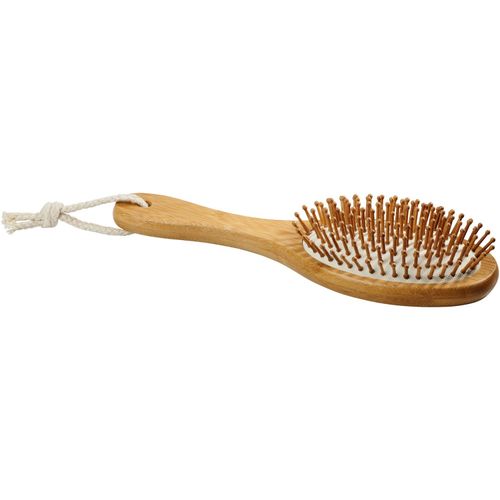 Cyril Massage-Haarbürste aus Bambus (Art.-Nr. CA610238) - Haarbürste mit Bambusborsten zum Entwir...