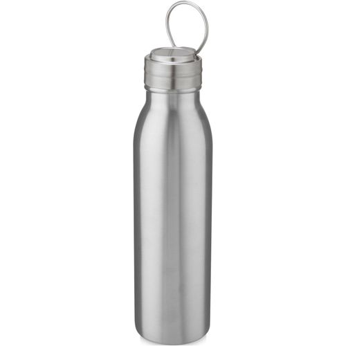 Harper 700 ml RCS-zertifizierte Sportflasche aus Edelstahl mit Metallschlaufe (Art.-Nr. CA614663) - RCS-zertifizierte, einwandige Wasserflas...
