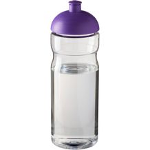 H2O Active® Base 650 ml Sportflasche mit Stülpdeckel (transparent, lila) (Art.-Nr. CA616272)