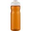 H2O Active® Eco Base 650 ml Sportflasche mit Klappdeckel (orange, weiss) (Art.-Nr. CA616593)