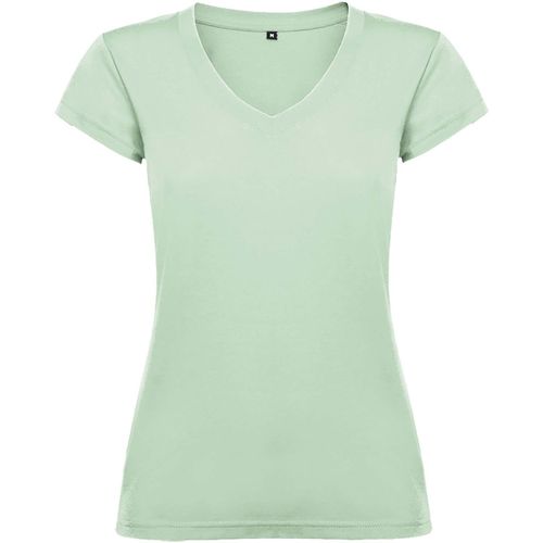 Victoria T-Shirt mit V-Ausschnitt für Damen (Art.-Nr. CA618146) - Kurzärmeliges T-Shirt für Damen m...