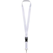lanyard, lanyards, sublimation, recycled, sustainable (Weiss) (Art.-Nr. CA618449)