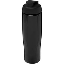 H2O Active® Tempo 700 ml Sportflasche mit Klappdeckel (Schwarz) (Art.-Nr. CA622885)