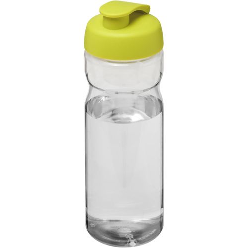 H2O Active® Base 650 ml Sportflasche mit Klappdeckel (Art.-Nr. CA623407) - Einwandige Sportflasche mit ergonomische...