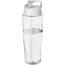 H2O Active® Tempo 700 ml Sportflasche mit Ausgussdeckel (transparent, weiss) (Art.-Nr. CA624247)