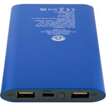 Juice 8000 mAh Typ-C kabellose Powerbank aus recyceltem Aluminium (royalblau) (Art.-Nr. CA627616)