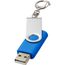 Rotate mit Schlüsselanhänger USB-Stick (mittelblau) (Art.-Nr. CA630125)