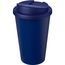 Americano® Eco 350 ml recycelter Becher mit auslaufsicherem Deckel (blau) (Art.-Nr. CA632752)