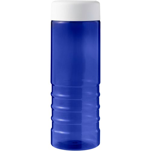 H2O Active® Eco Treble 750 ml Sportflasche mit Drehdeckel (Art.-Nr. CA633056) - Einwandige Wasserflasche mit geripptem...