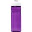 H2O Active® Eco Base 650 ml Sportflasche mit Klappdeckel (lila, weiss) (Art.-Nr. CA636525)