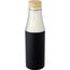 Hulan 540 ml Kupfer-Vakuum Isolierflasche mit Bambusdeckel (Schwarz) (Art.-Nr. CA638686)