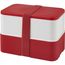 MIYO Doppel-Lunchbox (rot, weiss) (Art.-Nr. CA642980)