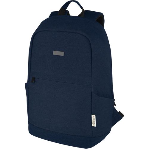 Joey 15,6 Zoll Anti-Diebstahl Laptop Rucksack 18 L aus GRS-recyceltem Canvas (Art.-Nr. CA643867) - Der Joey Anti-Diebstahl-Rucksack besteht...