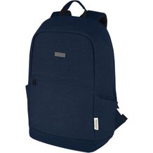 Joey 15,6 Zoll Anti-Diebstahl Laptop Rucksack 18 L aus GRS-recyceltem Canvas (navy) (Art.-Nr. CA643867)