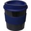 Americano® Primo 250 ml Becher mit Schutzring (schwarz, blau) (Art.-Nr. CA646072)