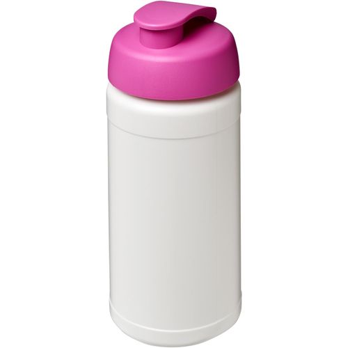Baseline® Plus 500 ml Sportflasche mit Klappdeckel (Art.-Nr. CA646687) - Einwandige Sportflasche. Verfügt üb...