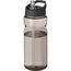 H2O Active® Base 650 ml Sportflasche mit Ausgussdeckel (charcoal, schwarz) (Art.-Nr. CA646825)