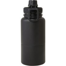 Dupeca 840 ml RCS-zertifizierte Isolierflasche aus Edelstahl (Schwarz) (Art.-Nr. CA647161)