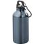 Oregon 400 ml Aluminium Trinkflasche mit Karabinerhaken (gun metal) (Art.-Nr. CA650202)