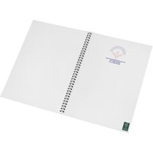 Desk-Mate® A4 Notizbuch mit Kunststoff Cover und Spiralbindung [50 Seiten] (weiß, schwarz) (Art.-Nr. CA654075)