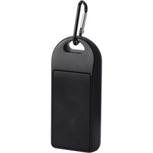 Omni 3 W IPX4 Bluetooth®-Lautsprecher aus recyceltem RCS Kunststoff (Schwarz) (Art.-Nr. CA654078)
