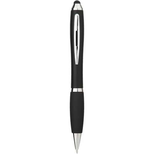 Nash Stylus bunter Kugelschreiber mit schwarzem Griff (Art.-Nr. CA659569) - Stylus Kugelschreiber mit Drehmechanismu...