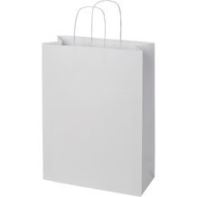 Kraftpapiertasche 120 g/m² mit gedrehten Griffen  XXL (Weiss) (Art.-Nr. CA661858)