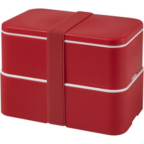 MIYO Doppel-Lunchbox (Art.-Nr. CA661954) - Diese MIYO Doppel-Lunchbox mit zwei 700...