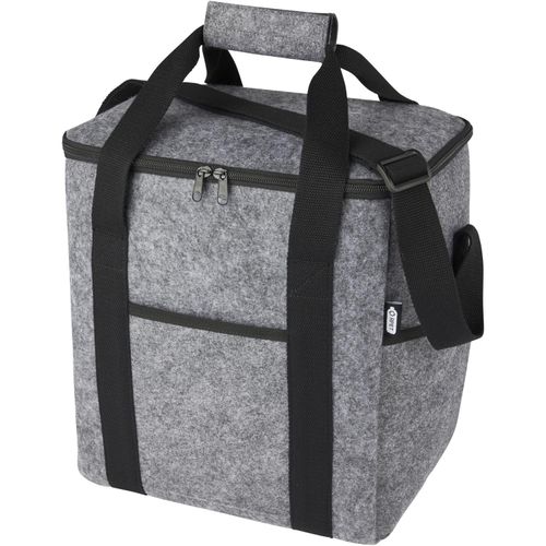 Felta Kühltasche aus GRS-recyceltem Filz 21 L (Art.-Nr. CA664353) - Große Kühltasche aus hochwertigem, wei...
